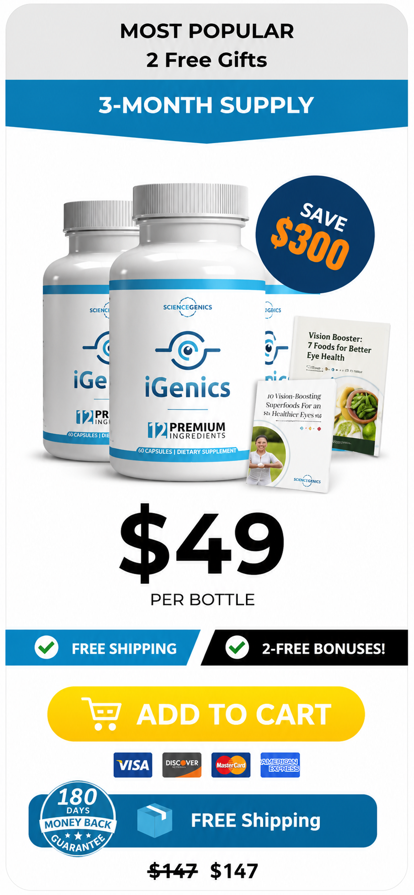 igenics 3 bottles