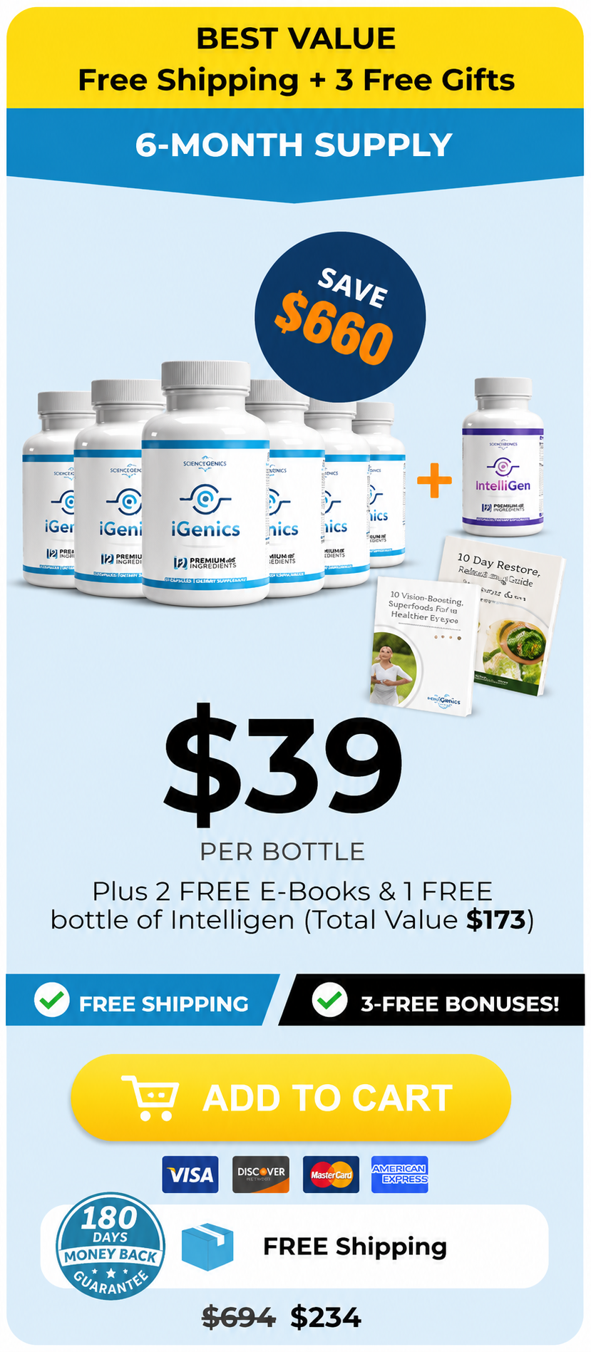 igenics 6 bottles